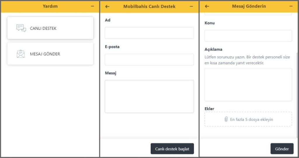 Mobilbahis753 - Mobilbahis754 Şikayet ve Destek Var